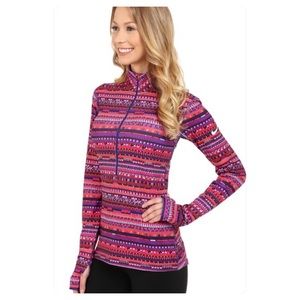 Nike Women’s Dri-Fit zip up compression top